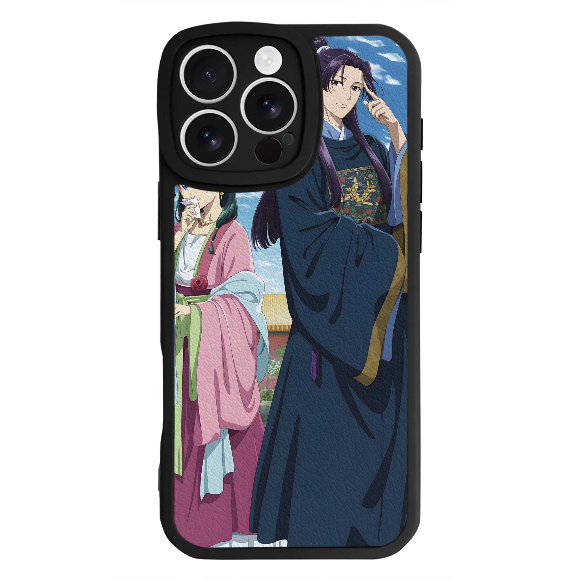 （画像用） 薬屋のひとりごと The Apothecary Diaries 【iPhone 16シリーズ対応】シリコンスマホケース（レザー調） 材質：シリコン